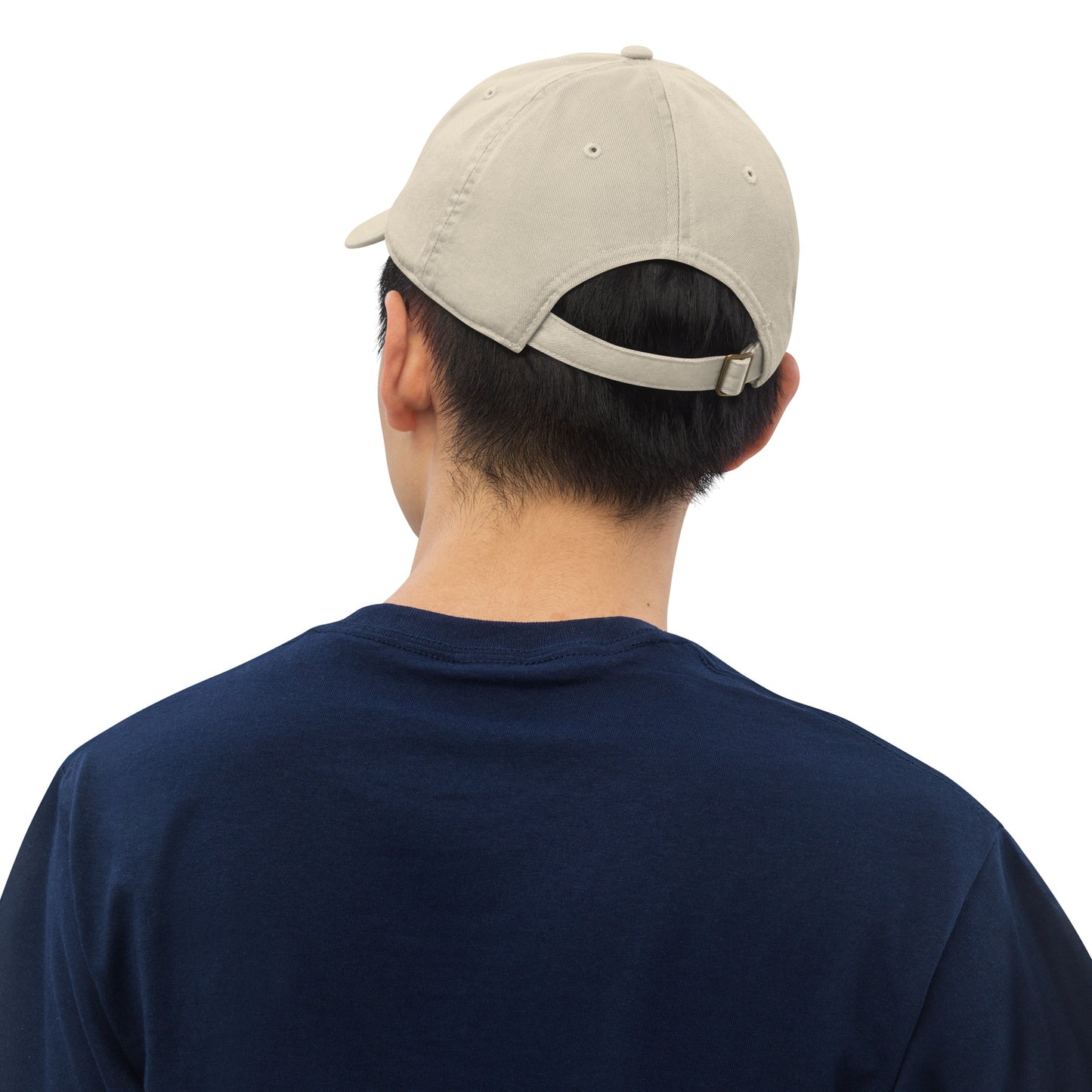 CapSol - black thread - Organic baseball hat