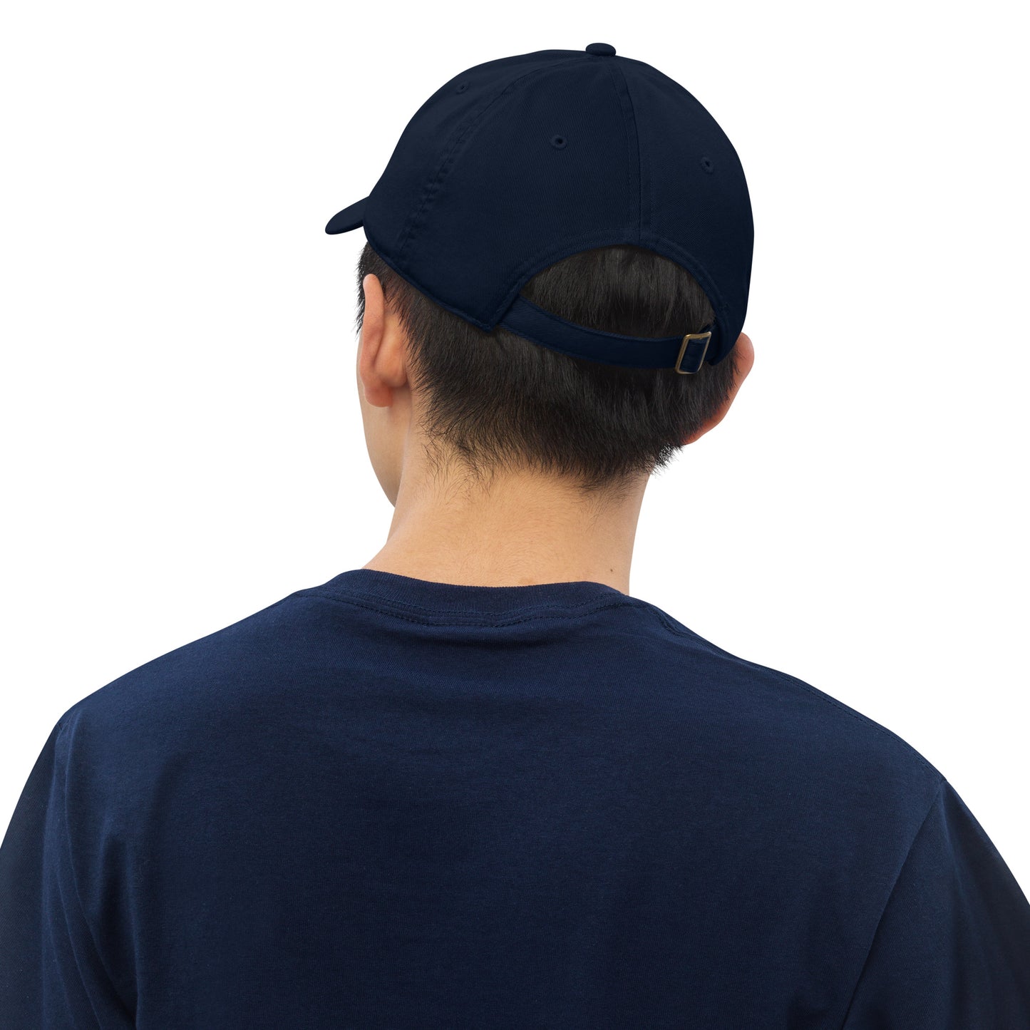 CapSol - black thread - Organic baseball hat