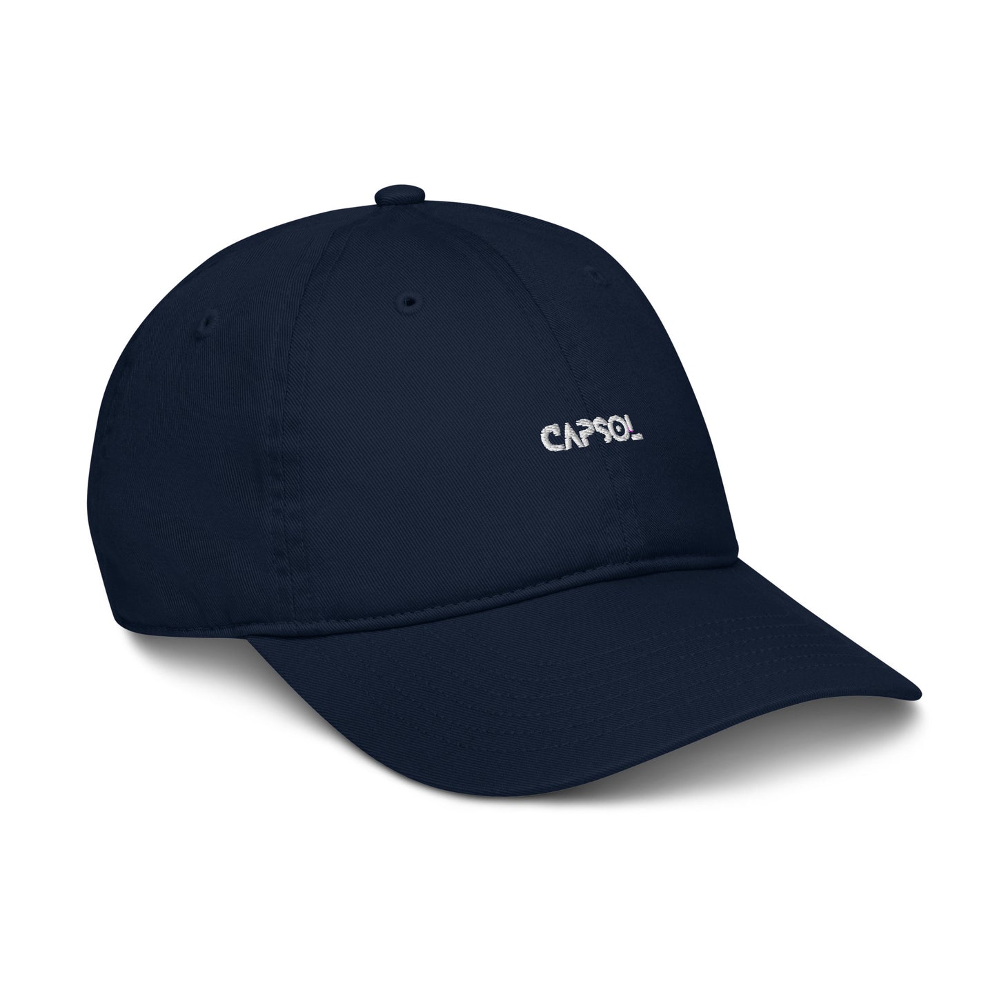 CapSol - white thread - Organic baseball hat