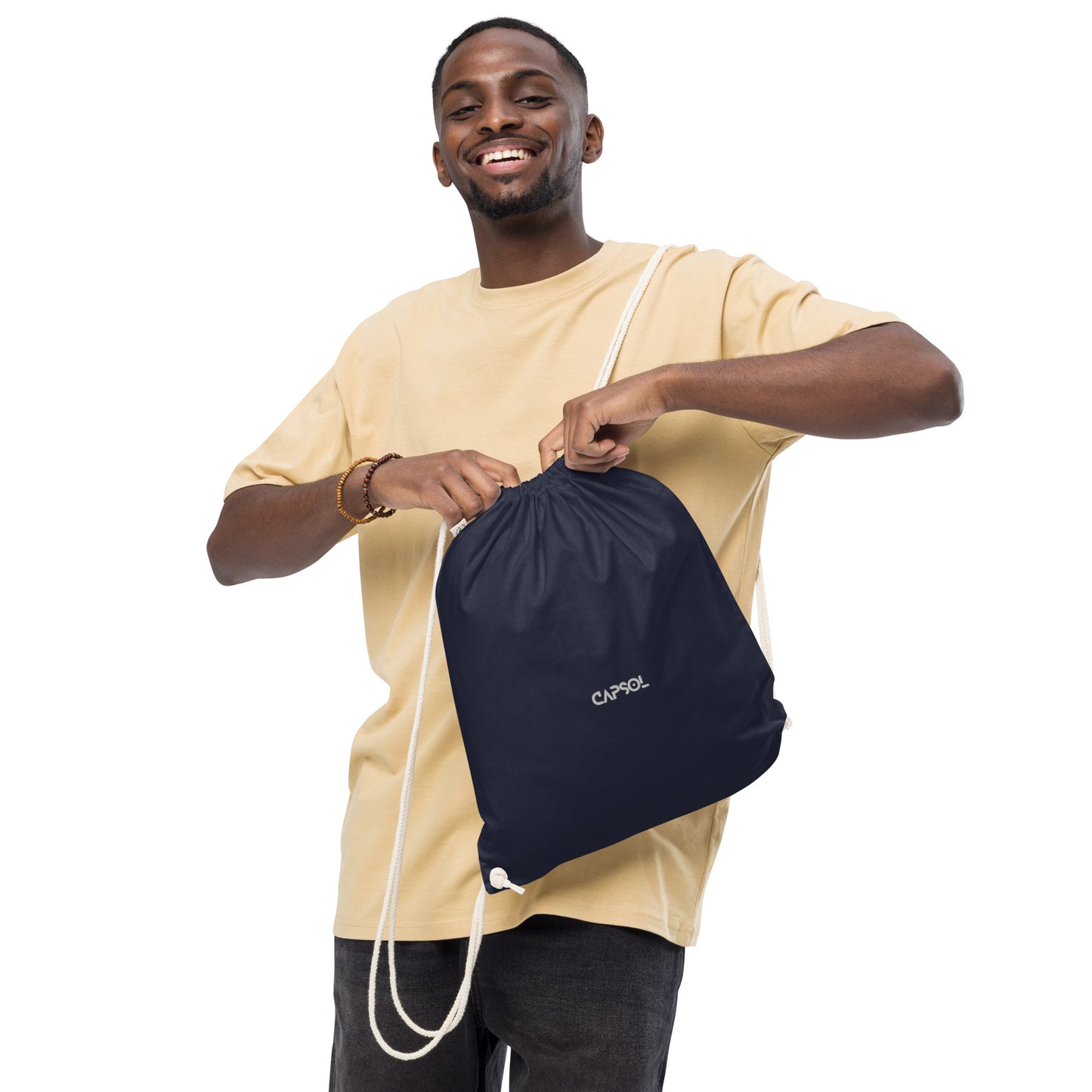 CapSol - Organic cotton drawstring bag