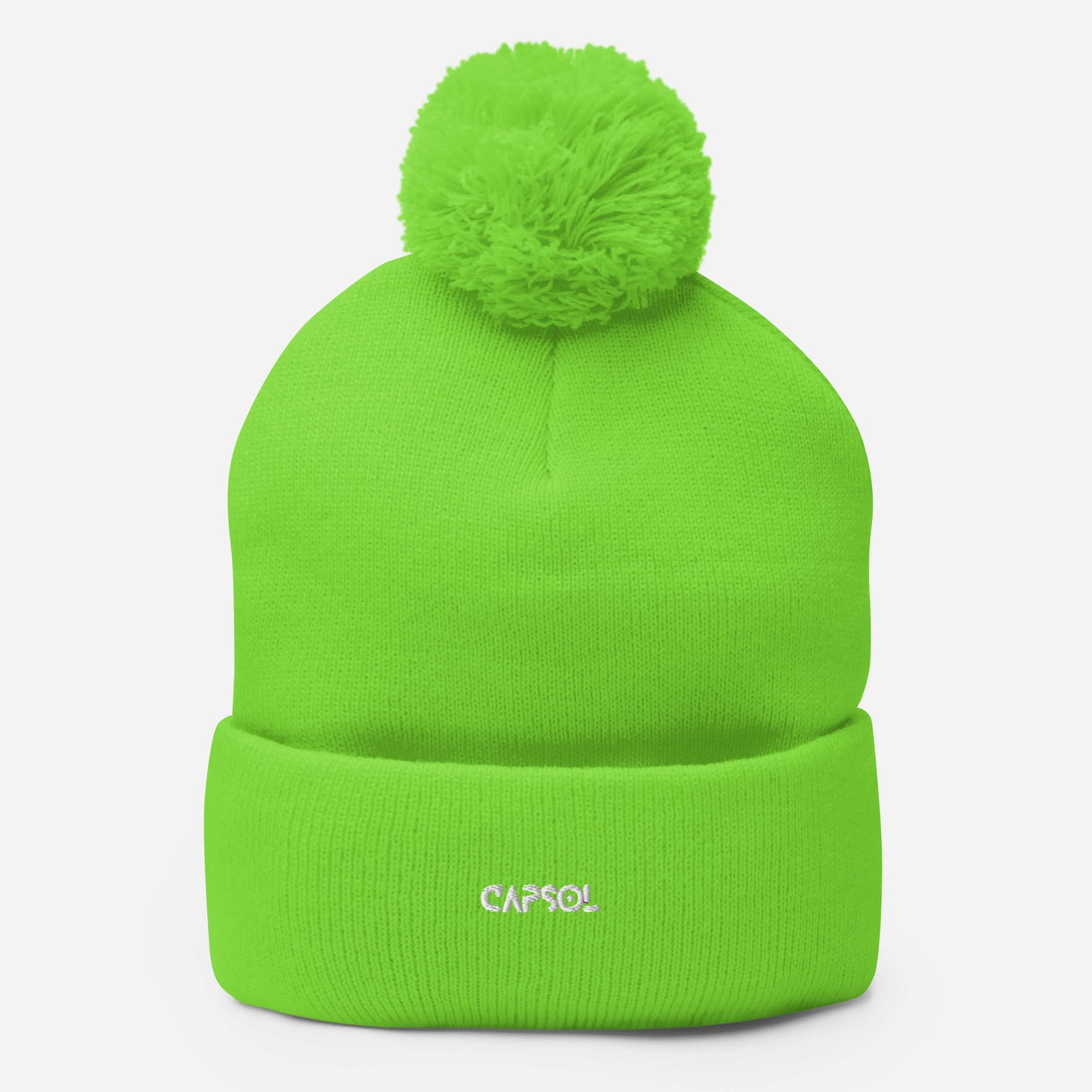 CapSol - white thread - Knit Beanie