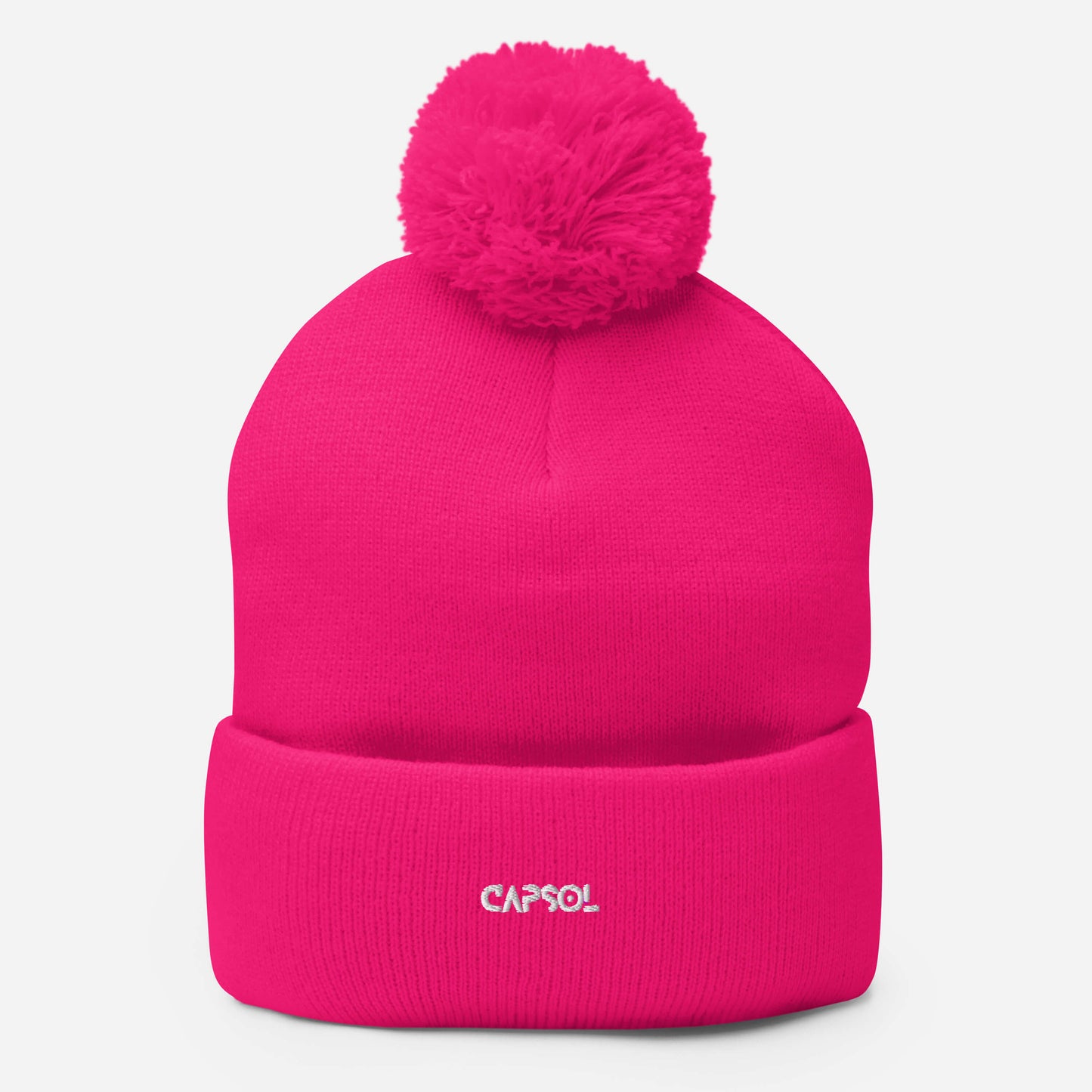 CapSol - white thread - Knit Beanie