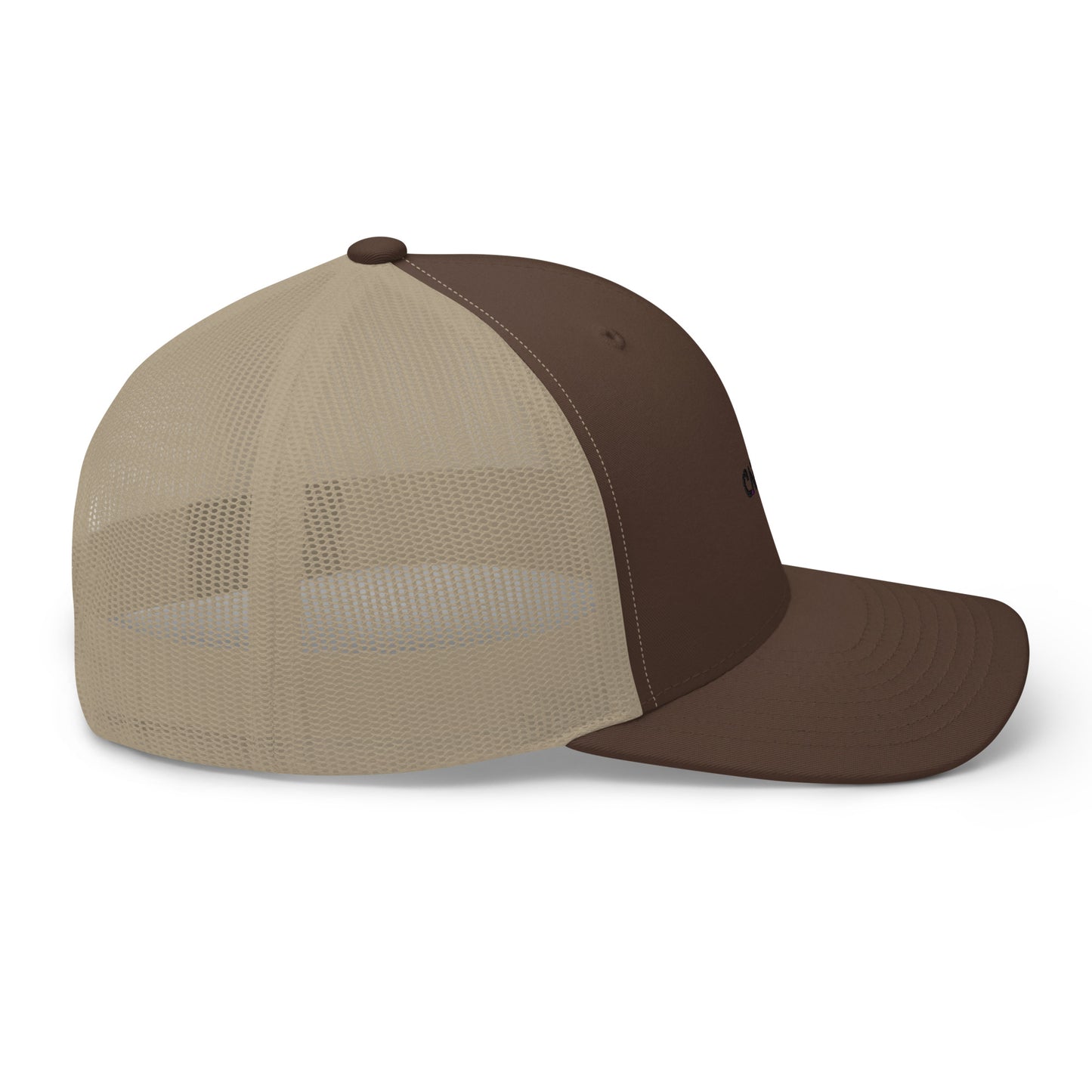 CapSol - black thread - Retro Trucker Cap