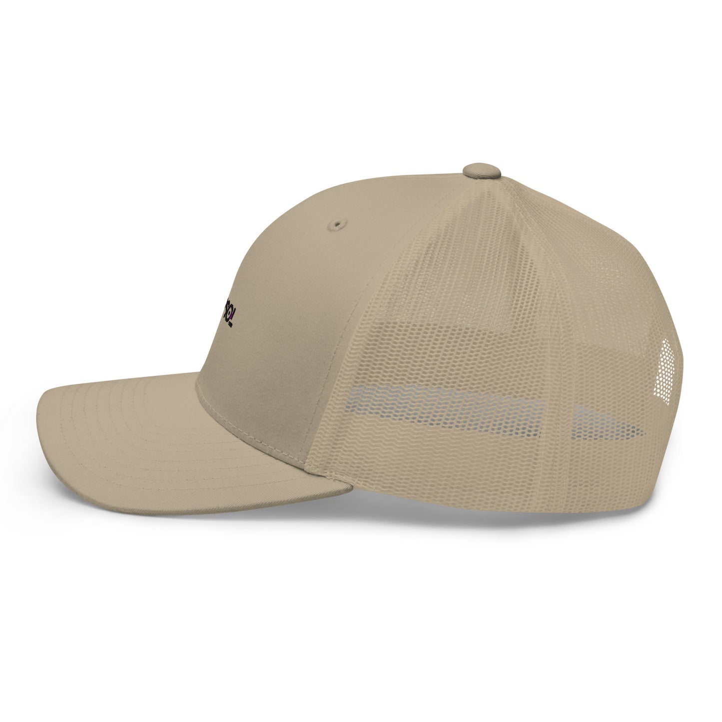 CapSol - black thread - Retro Trucker Cap