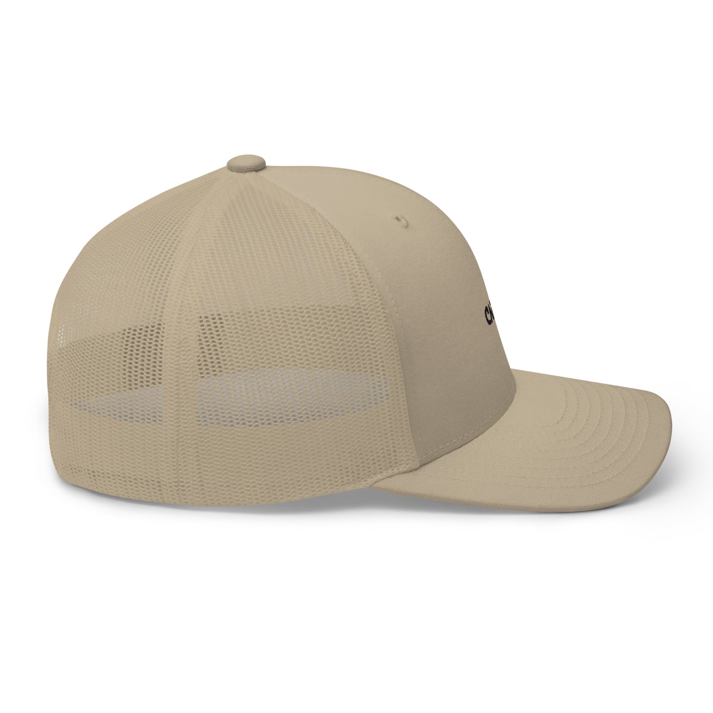 CapSol - black thread - Retro Trucker Cap