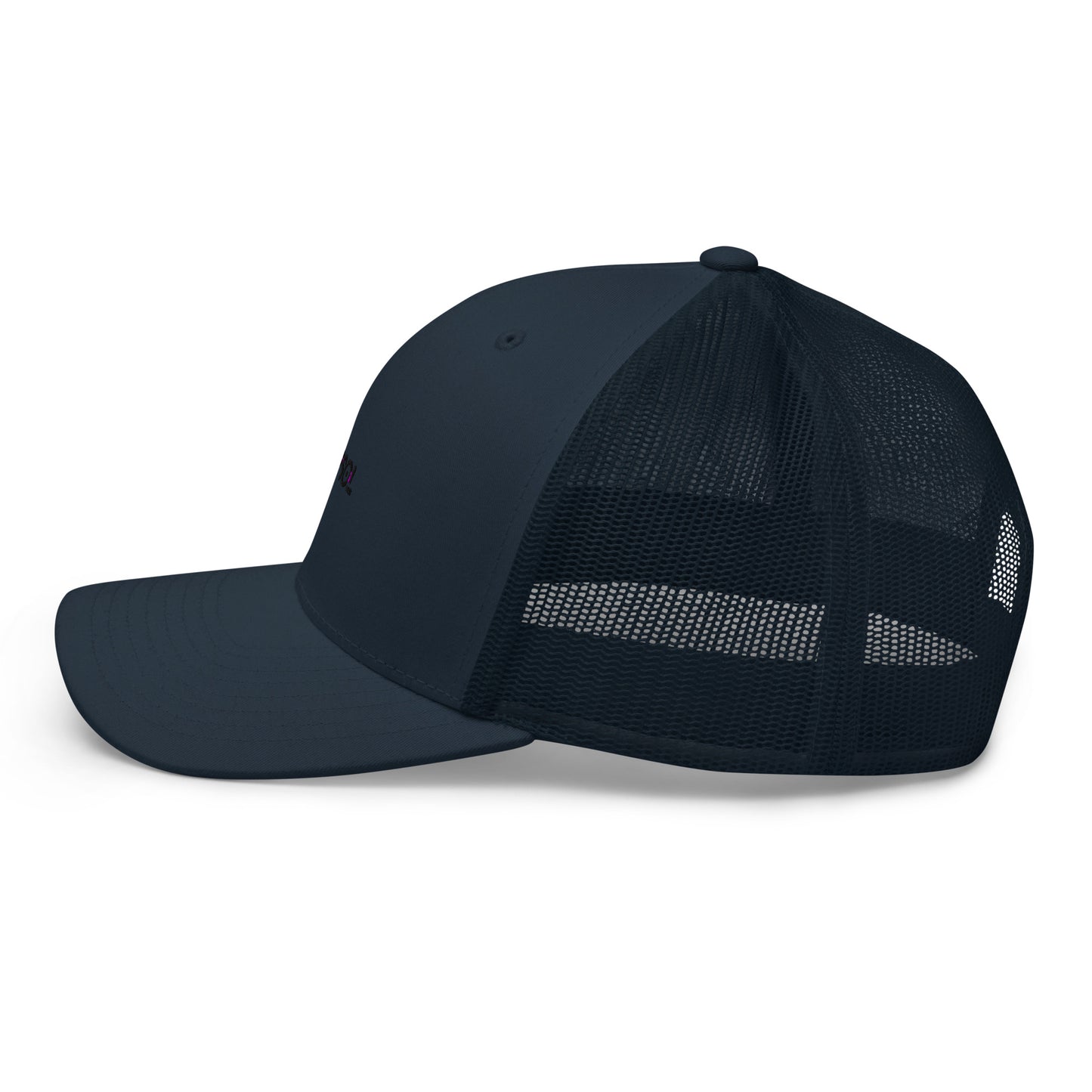 CapSol - black thread - Retro Trucker Cap