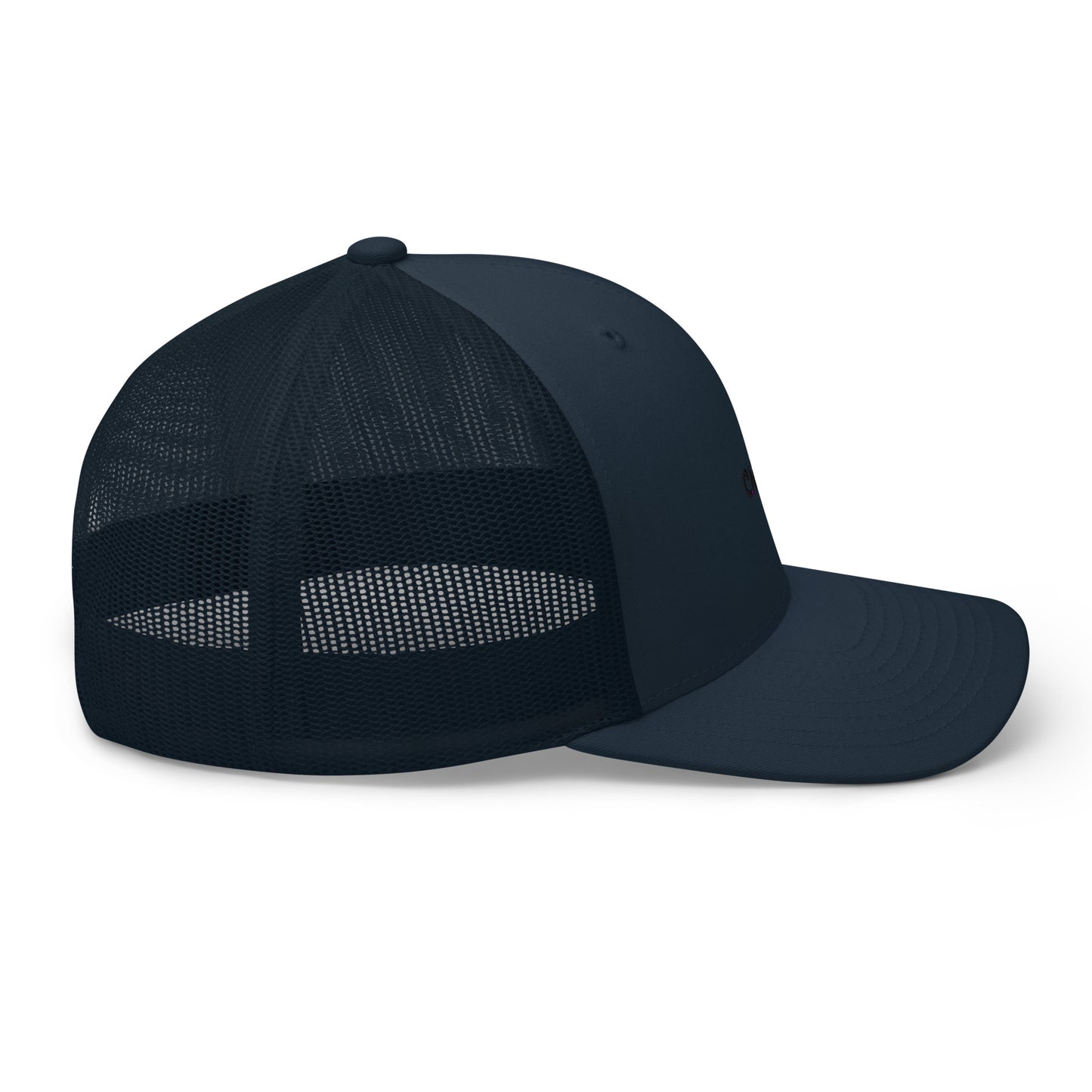 CapSol - black thread - Retro Trucker Cap