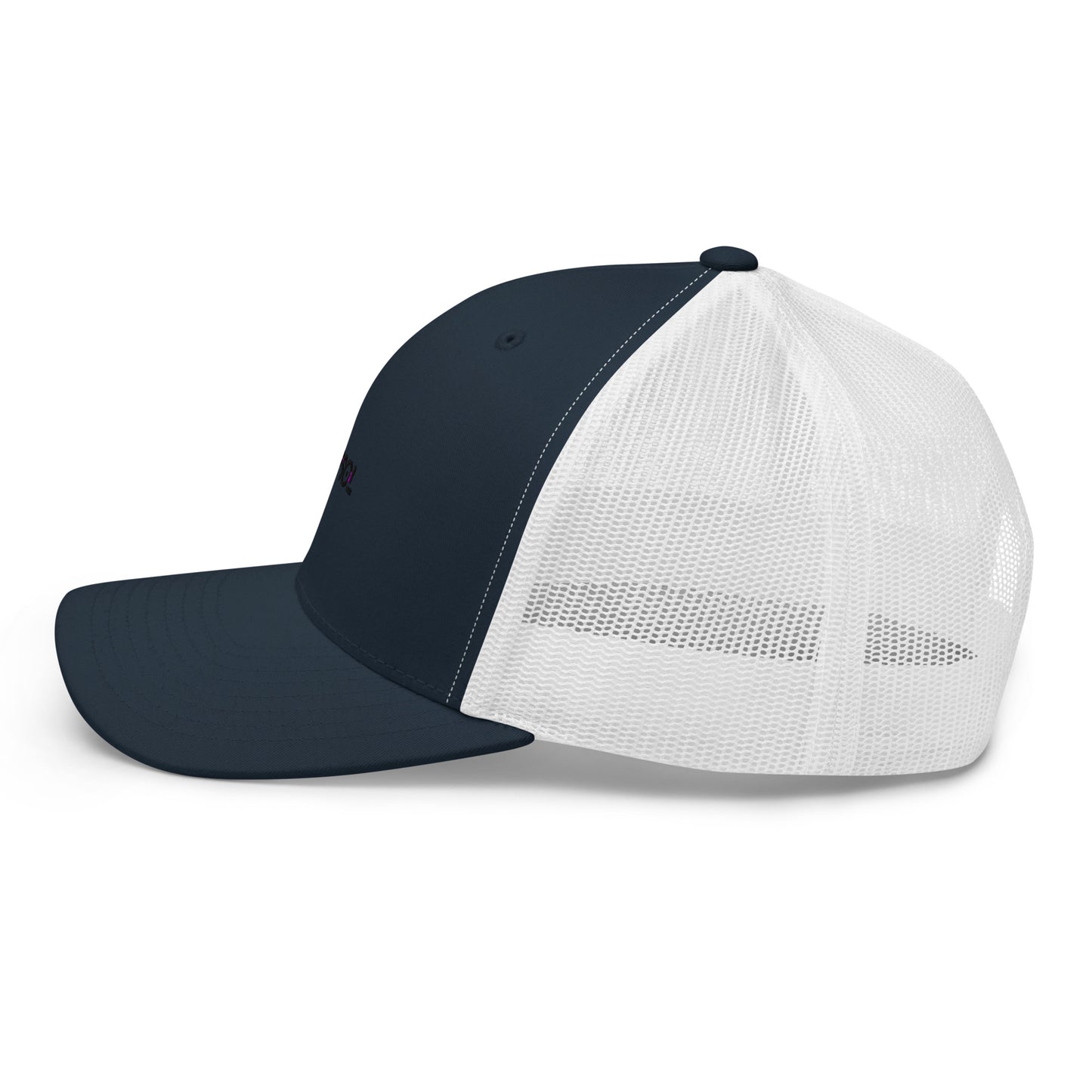 CapSol - black thread - Retro Trucker Cap