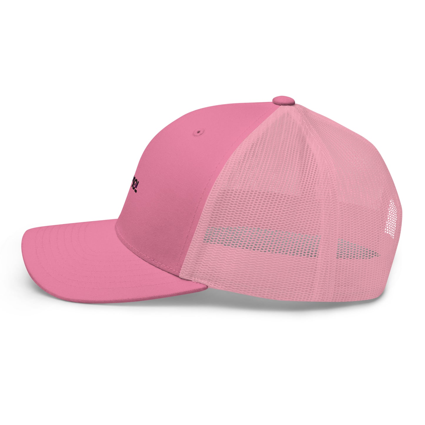 CapSol - black thread - Retro Trucker Cap