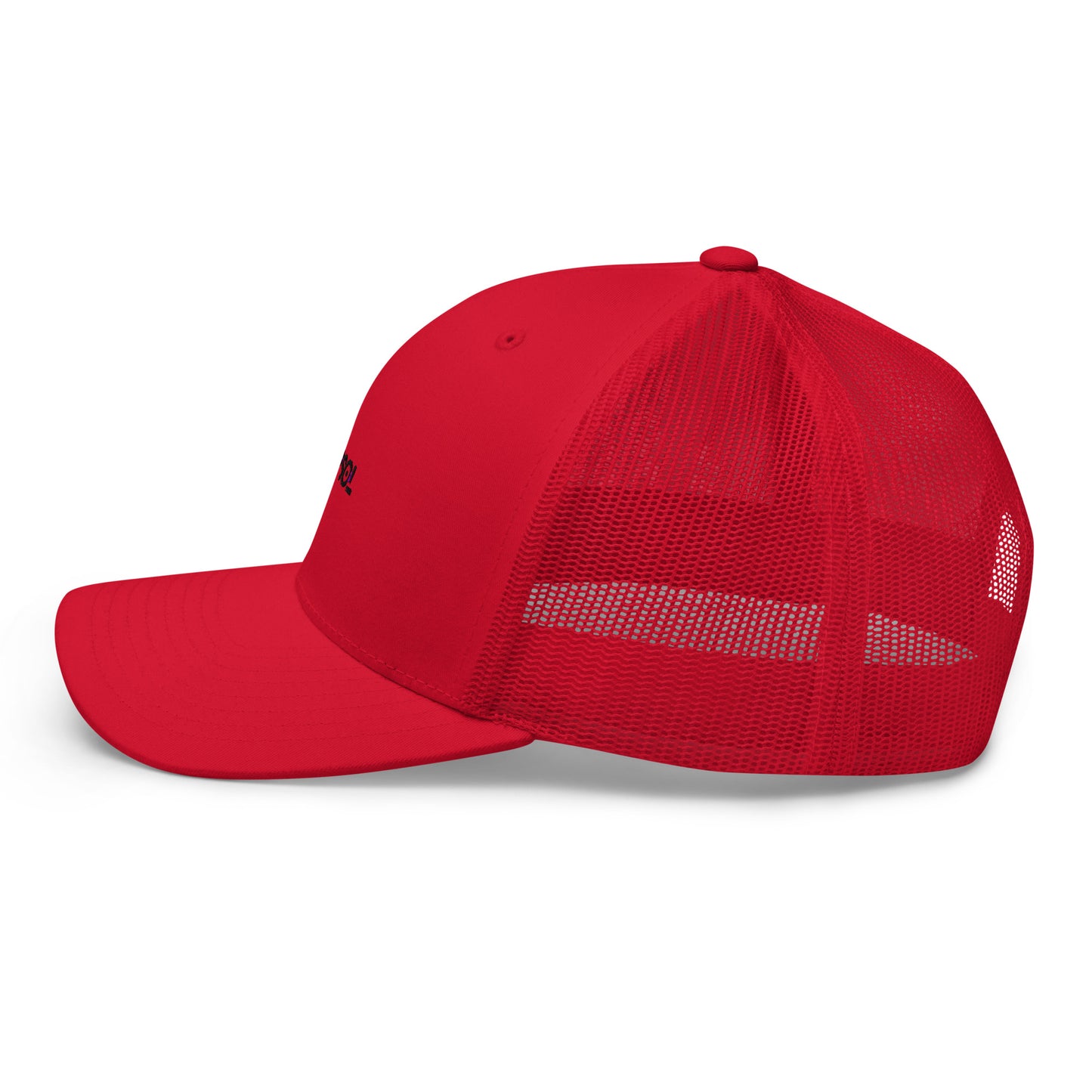 CapSol - black thread - Retro Trucker Cap