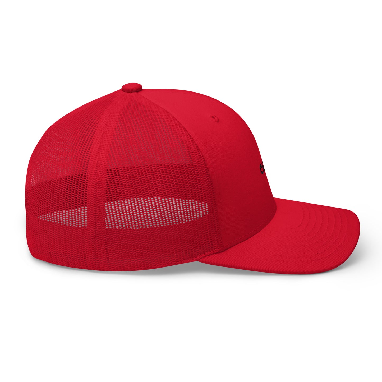 CapSol - black thread - Retro Trucker Cap