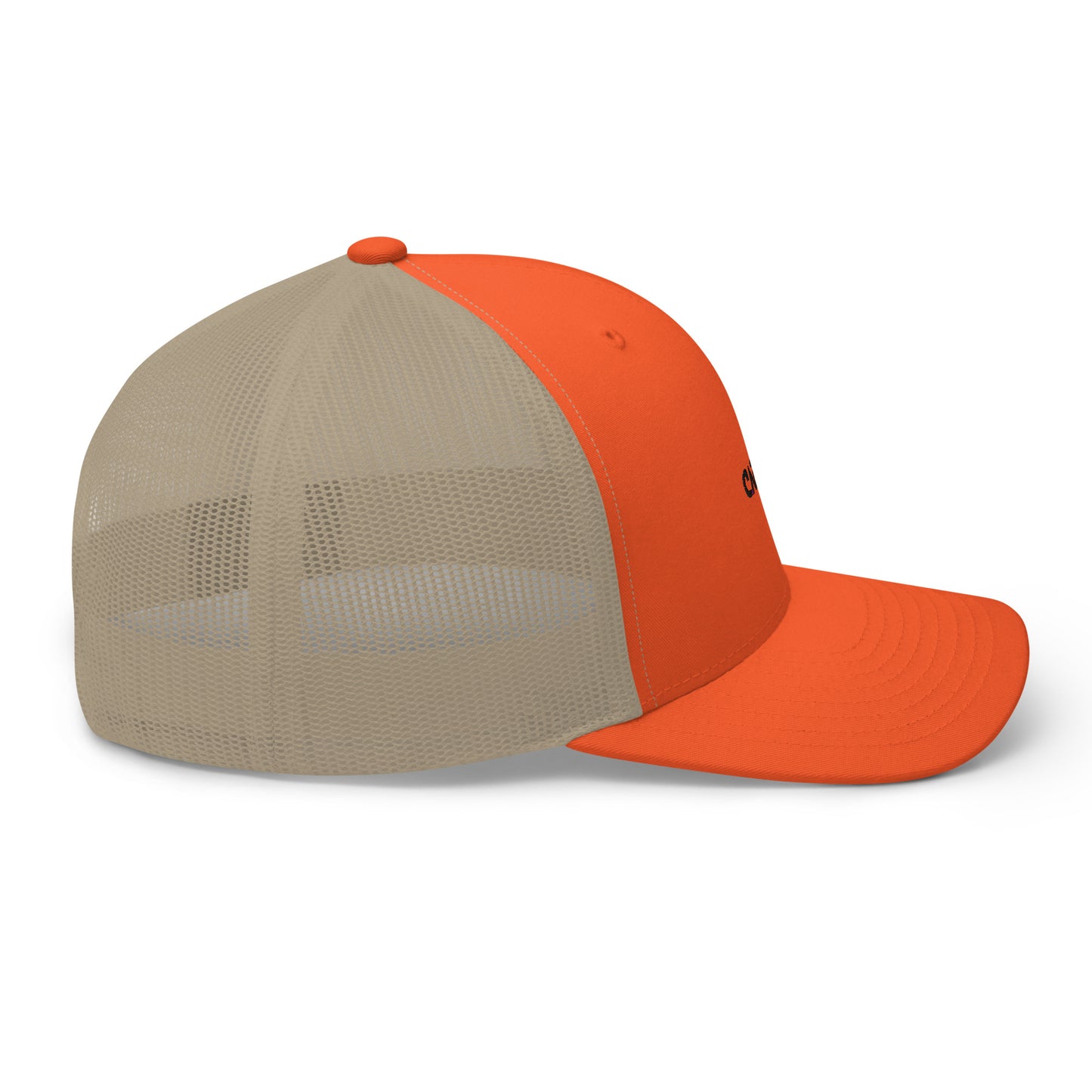 CapSol - black thread - Retro Trucker Cap