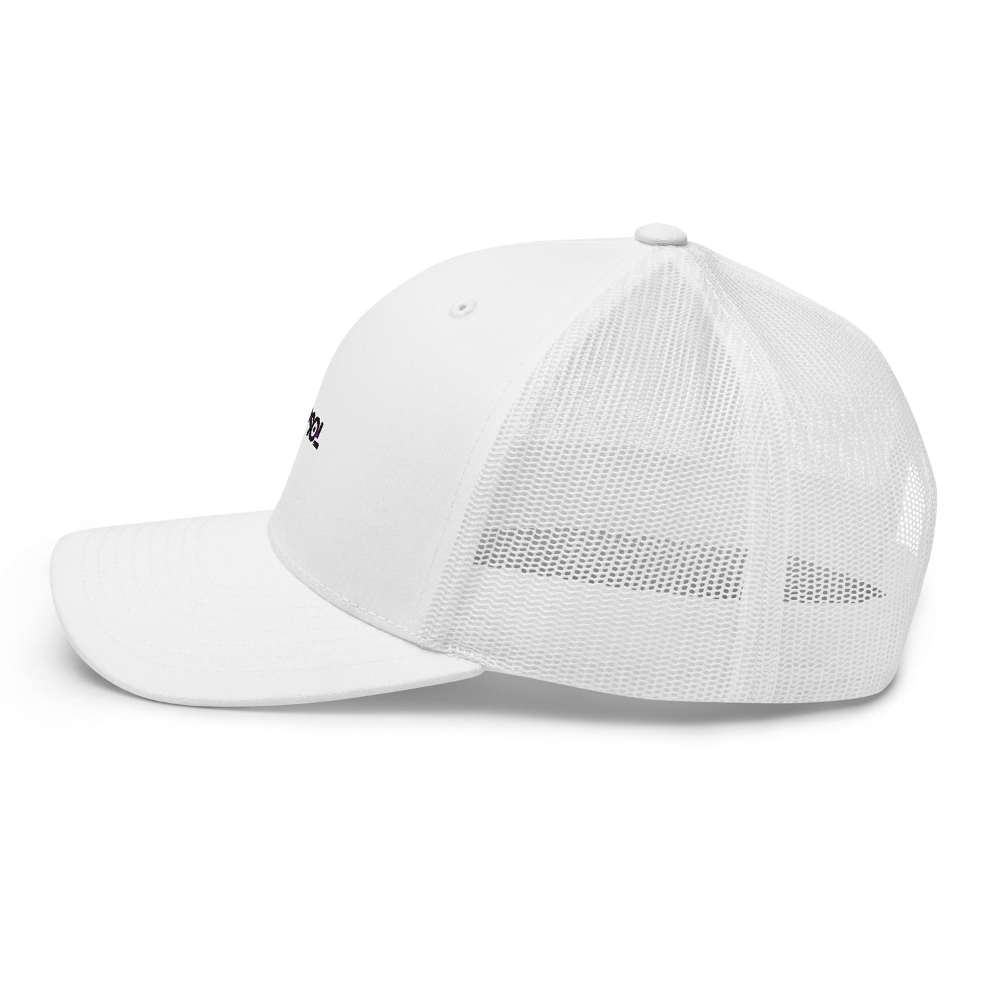 CapSol - black thread - Retro Trucker Cap