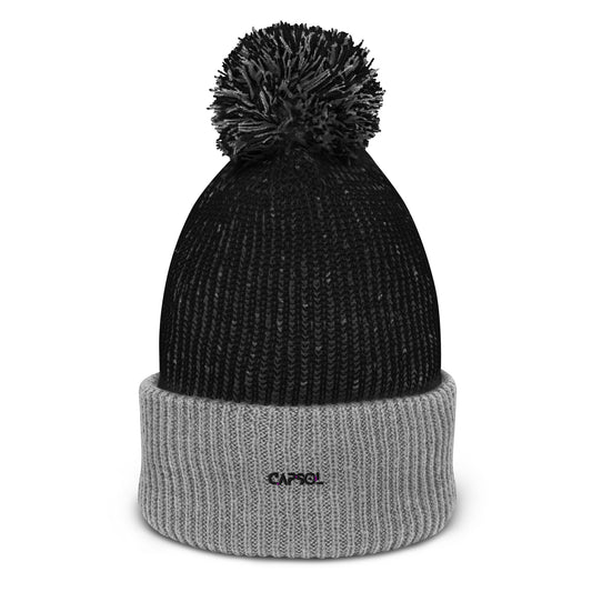 CapSol - black thread - Speckled Beanie