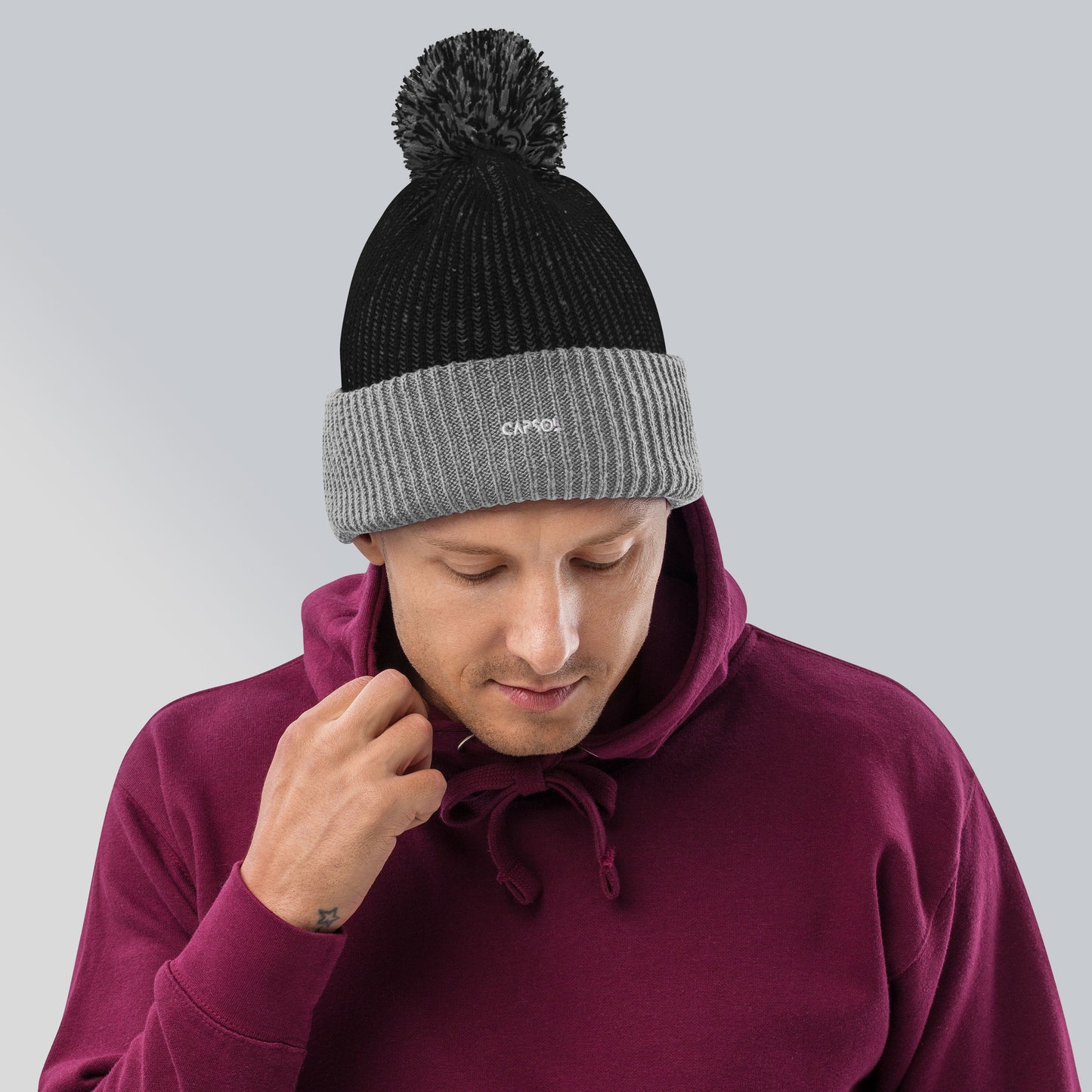 CapSol - white thread - Speckled Beanie