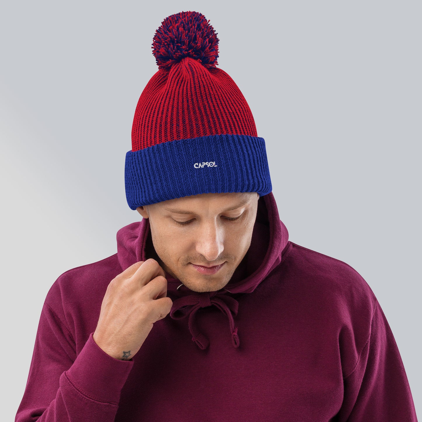 CapSol - white thread - Speckled Beanie