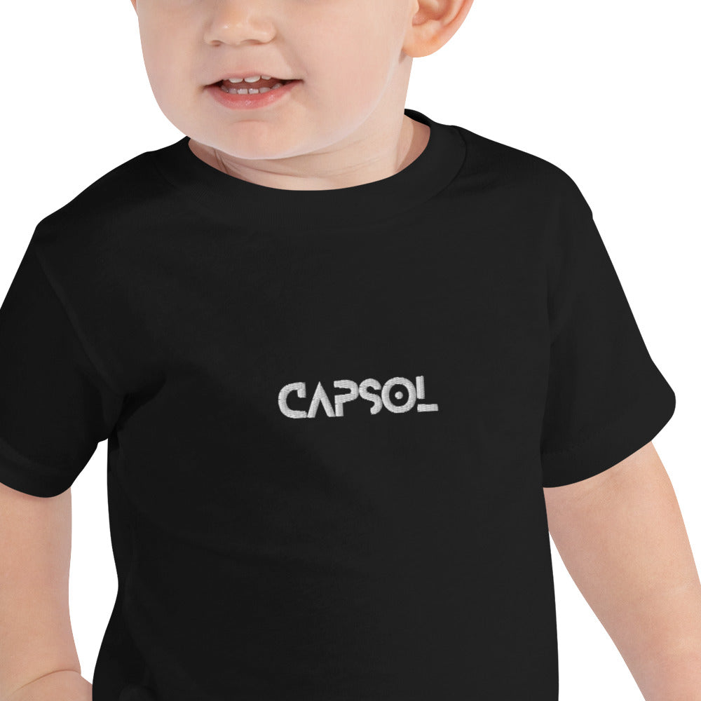 CapSol (front ) - white thread - TODDLER Short Sleeve Tee