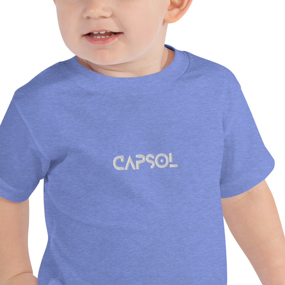 CapSol (front ) - white thread - TODDLER Short Sleeve Tee