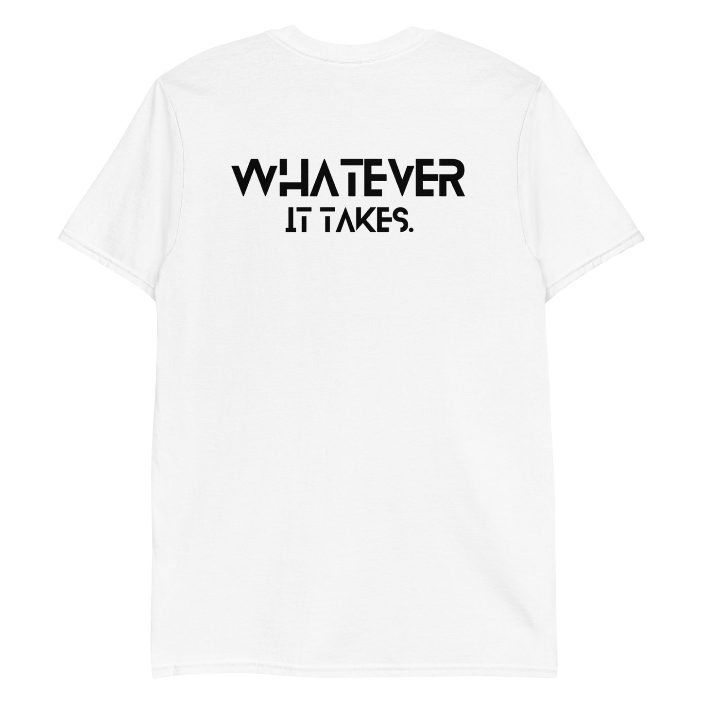 CapSol (front) / Whatever it takes (back) - black text - Short-Sleeve Unisex T-Shirt - Gildan