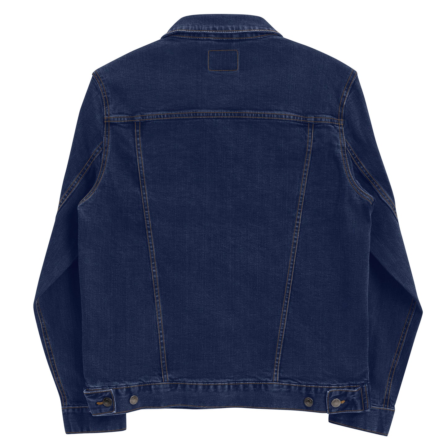 CapSol (front left) - white thread - Unisex denim jacket