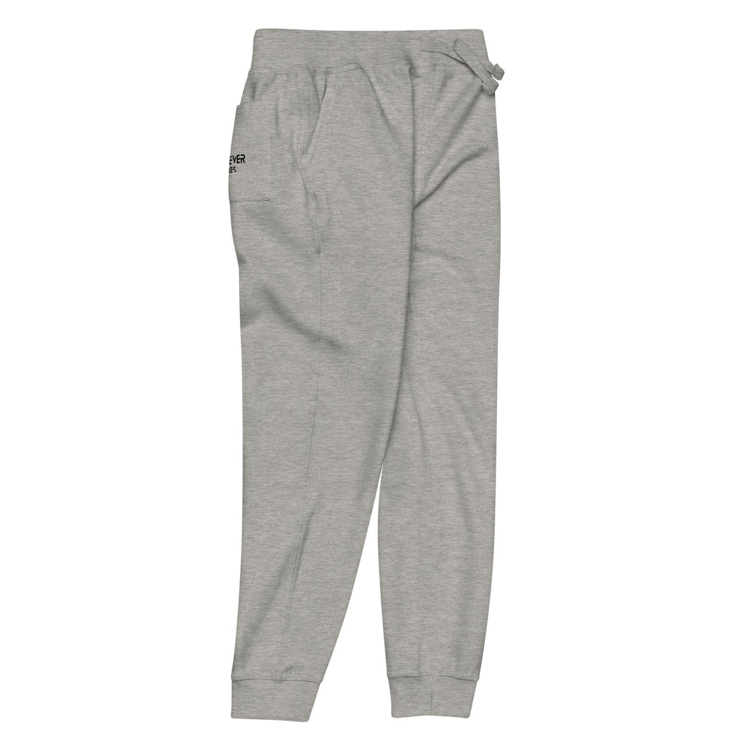 Whatever it takes (pocket) - black thread - fleece sweatpants