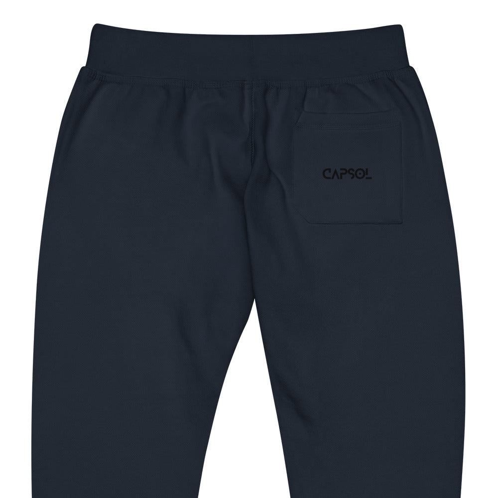 CapSol (pocket) - black thread - fleece sweatpants