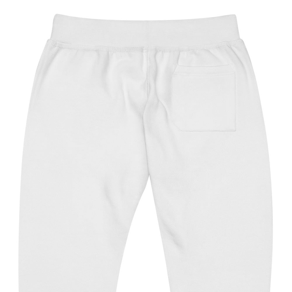 CapSol (front left) - bright red thread - fleece sweatpants