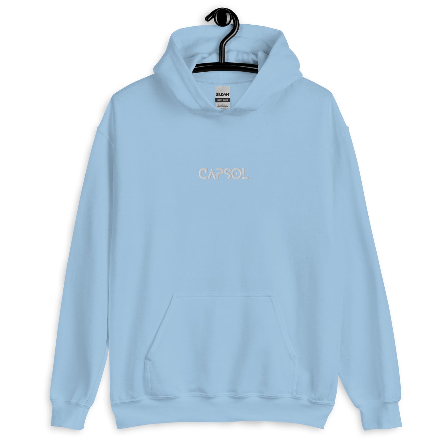 CapSol (front) / Whatever it takes (back) - white thread - Unisex Hoodie Gildan