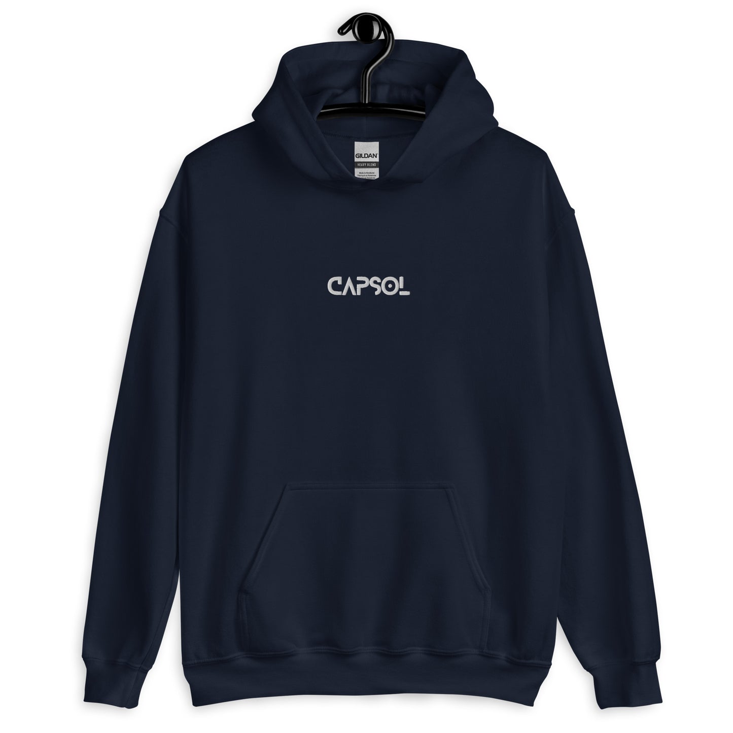 CapSol (front) / Whatever it takes (back) - white thread - Unisex Hoodie Gildan