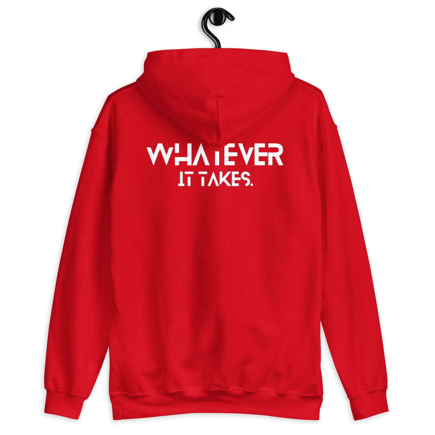 CapSol (front) / Whatever it takes (back) - white thread - Unisex Hoodie Gildan