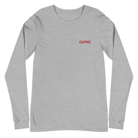 CapSol (front left) - red thread - Long Sleeve