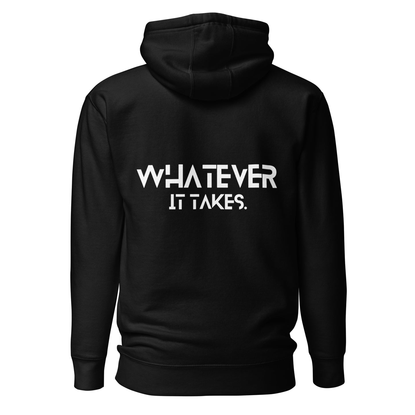 CapSol (front) / Whatever it takes (back) - white thread - Unisex Hoodie