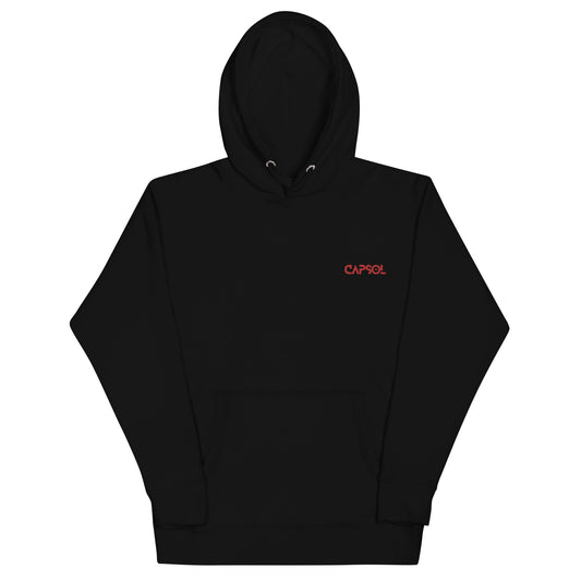 CapSol (front left) - red thread - Hoodie