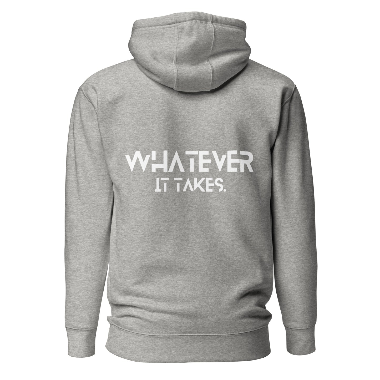 CapSol (front) / Whatever it takes (back) - white thread - Unisex Hoodie