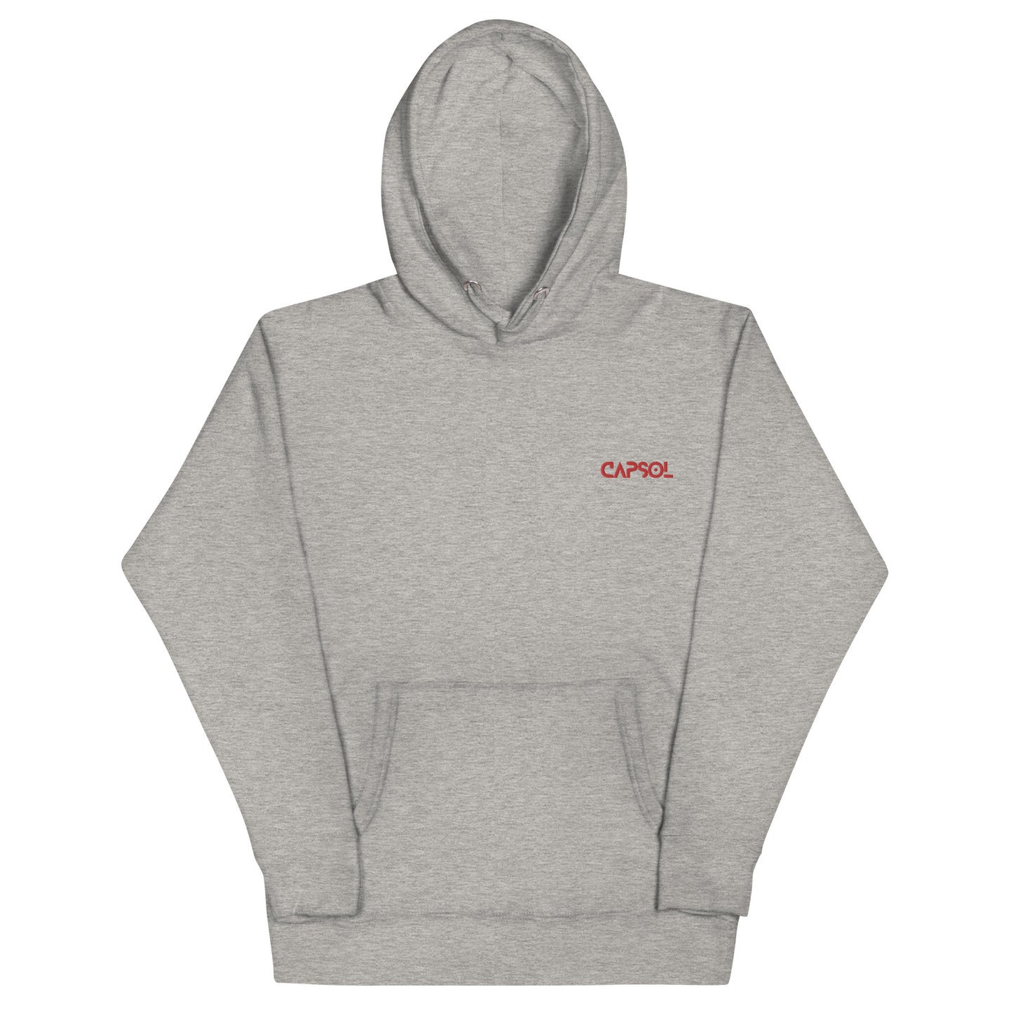 CapSol (front left) - red thread - Hoodie