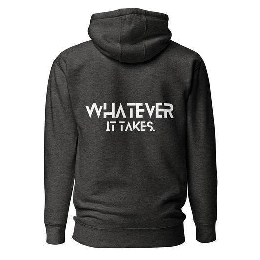 CapSol (front) / Whatever it takes (back) - white thread - Unisex Hoodie