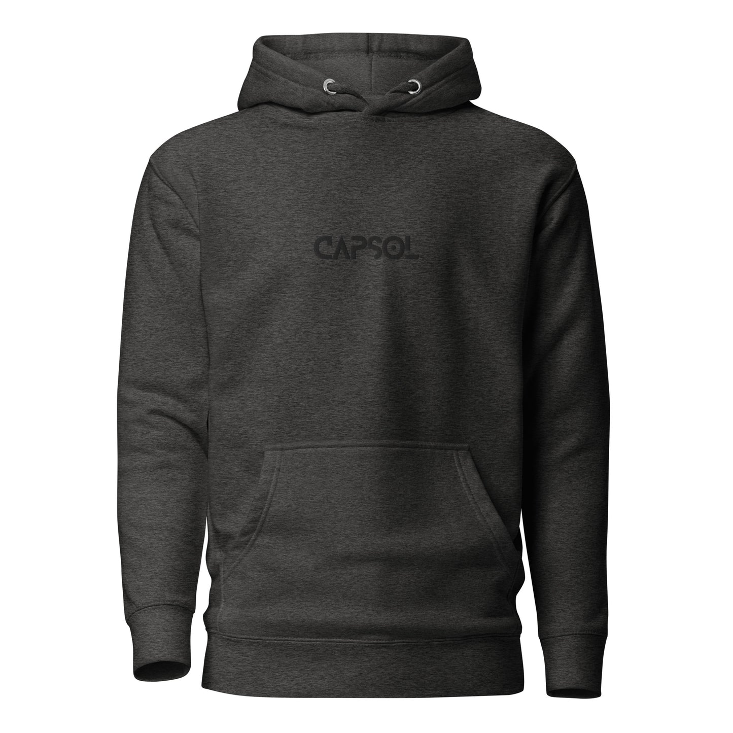 CapSol (front) - black thread - Unisex Hoodie