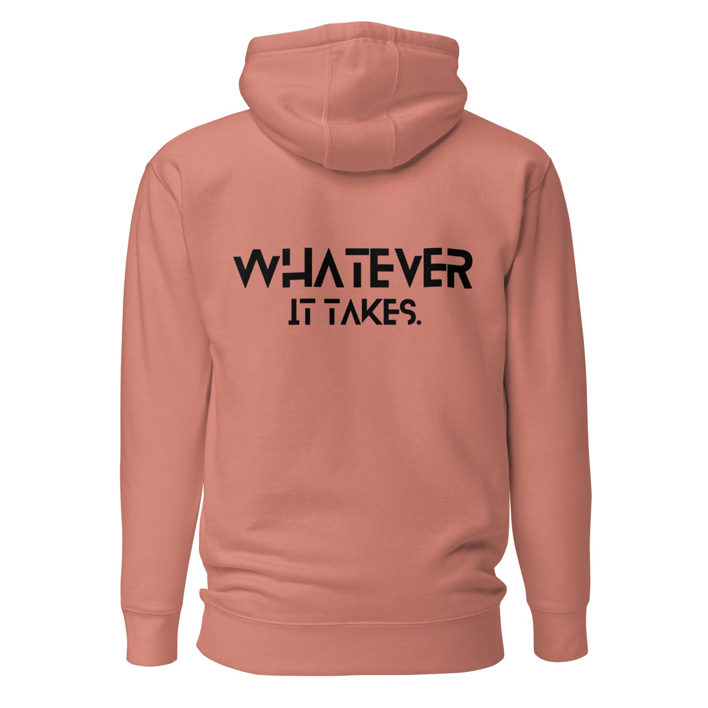 CapSol (front) / Whatever it takes (back) - black thread- Unisex Hoodie