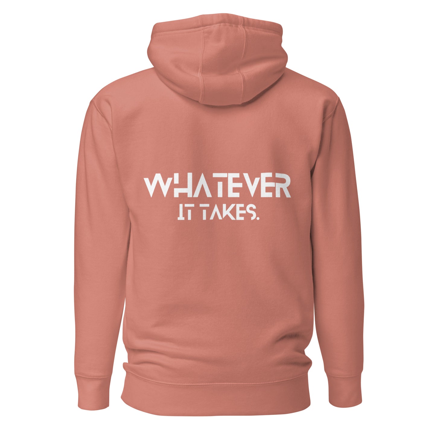 CapSol (front) / Whatever it takes (back) - white thread - Unisex Hoodie