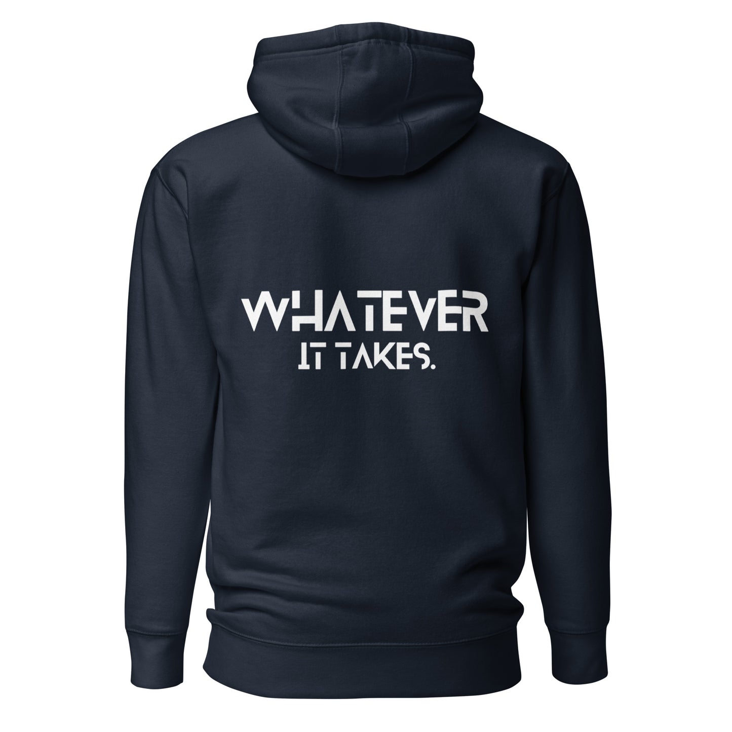 CapSol (front) / Whatever it takes (back) - white thread - Unisex Hoodie