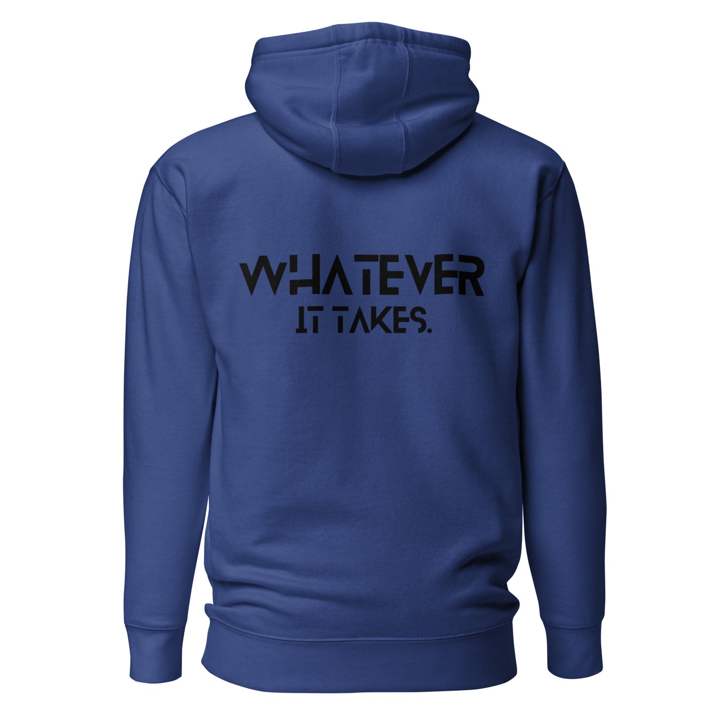 CapSol (front) / Whatever it takes (back) - black thread- Unisex Hoodie