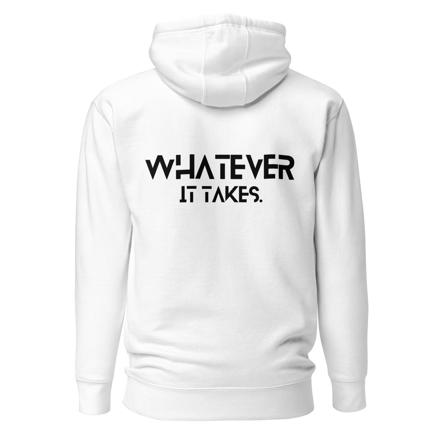 CapSol (front) / Whatever it takes (back) - black thread- Unisex Hoodie