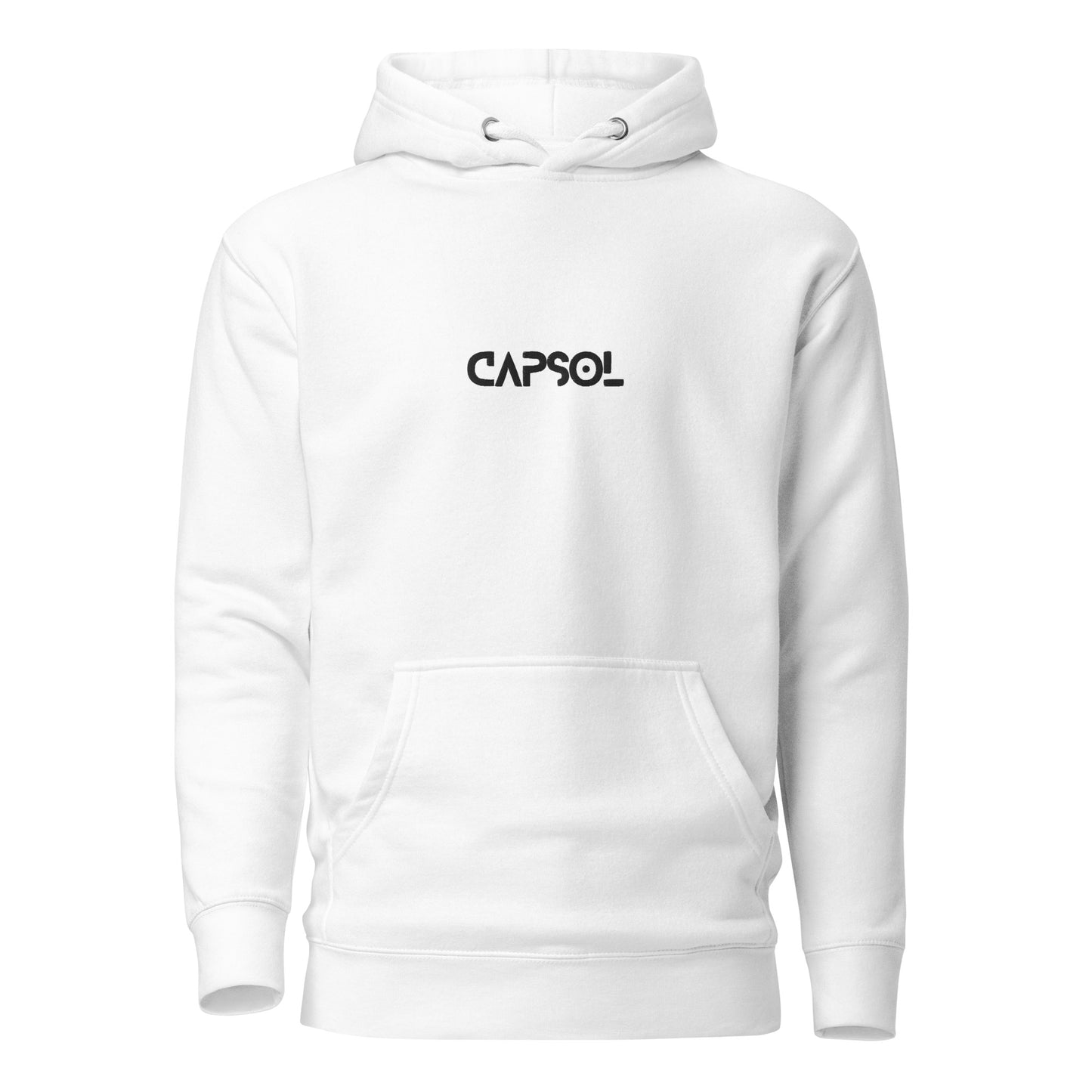 CapSol (front) - black thread - Unisex Hoodie