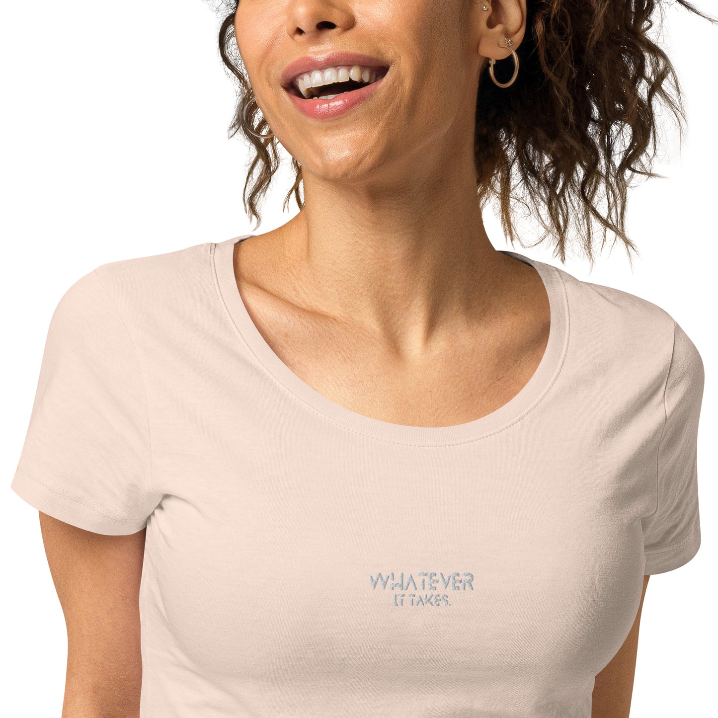 Whatever it takes (front) - white thread - Women’s basic organic t-shirt