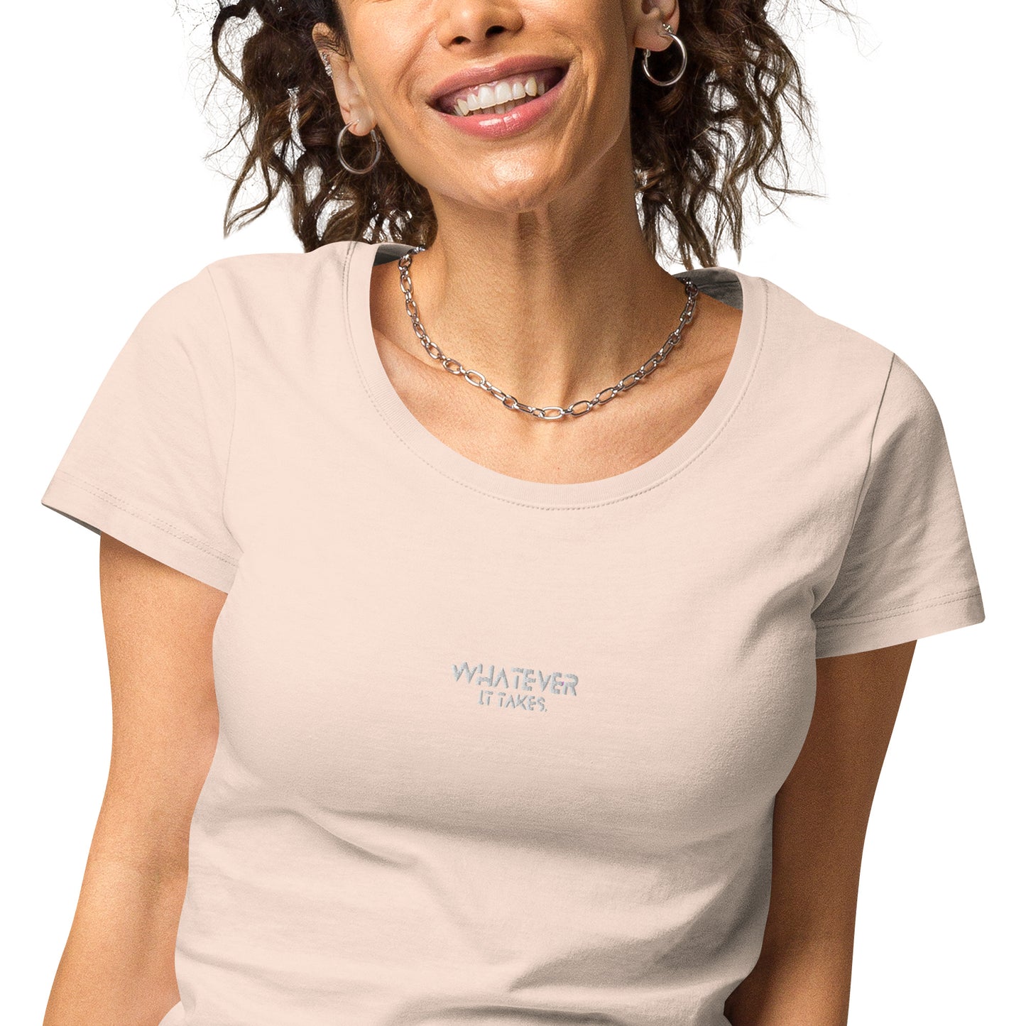 Whatever it takes (front) - white thread - Women’s basic organic t-shirt