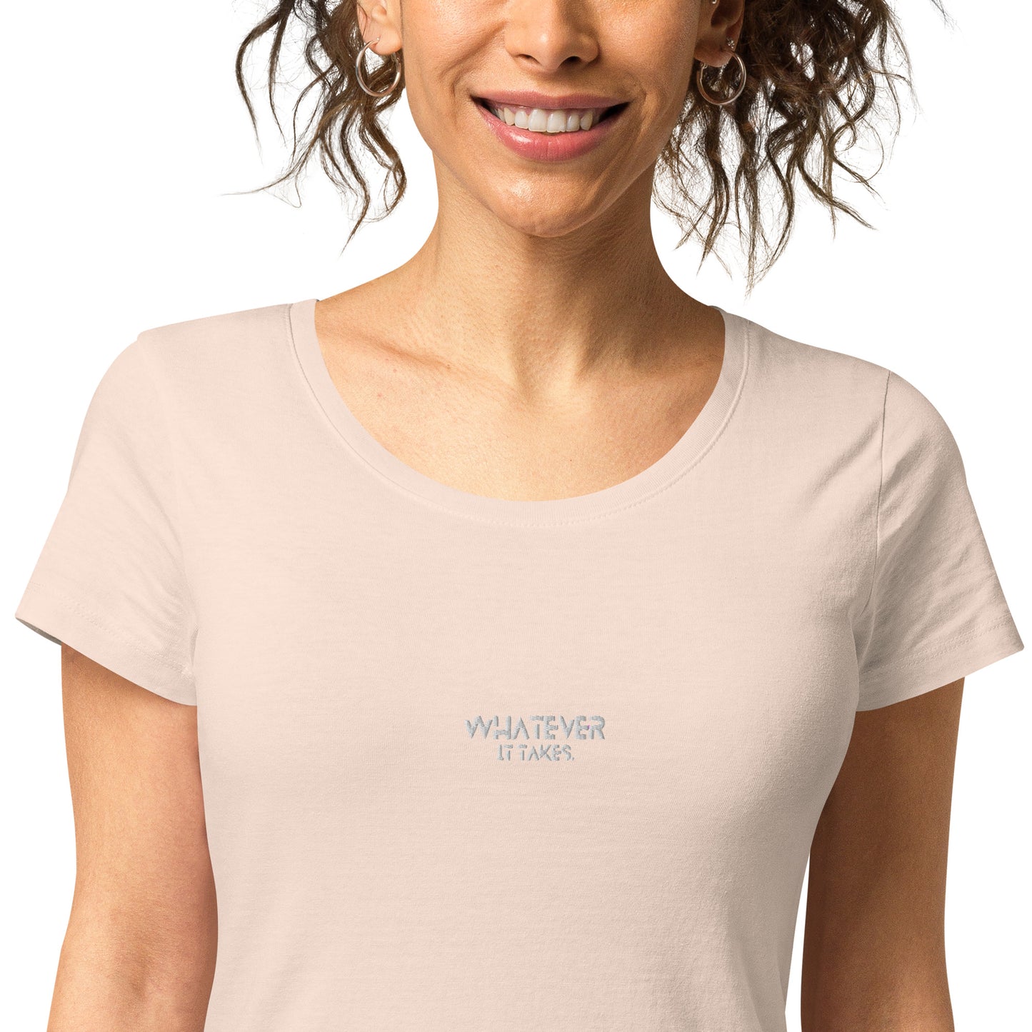 Whatever it takes (front) - white thread - Women’s basic organic t-shirt