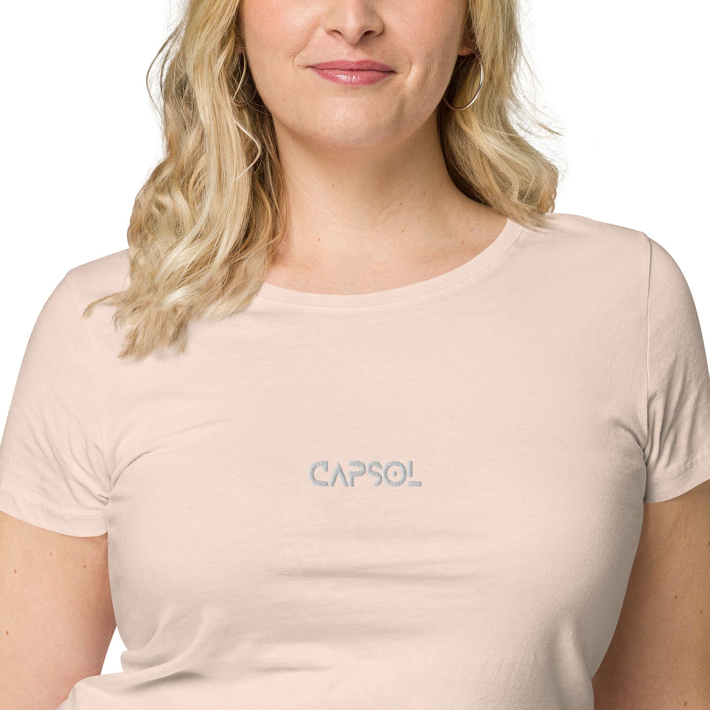 CapSol (front) - white thread - Women’s basic organic t-shirt