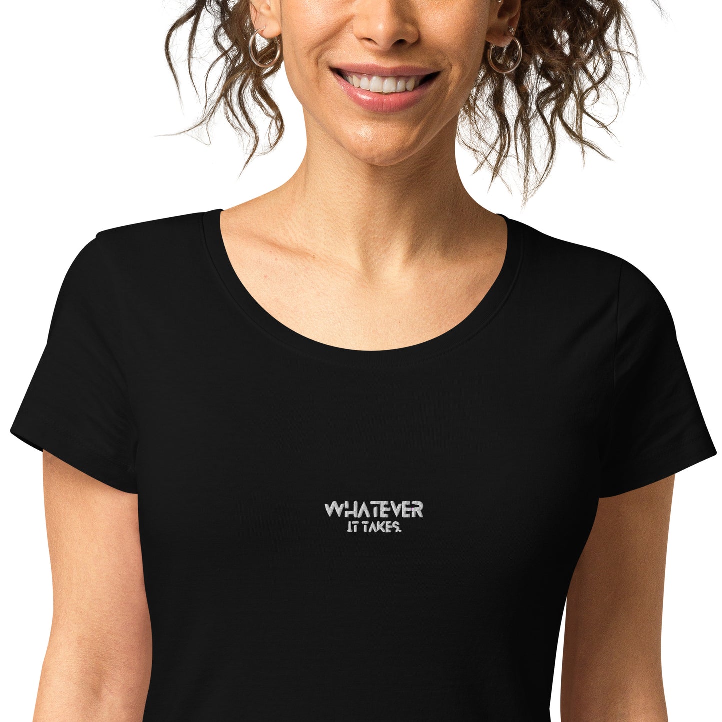 Whatever it takes (front) - white thread - Women’s basic organic t-shirt