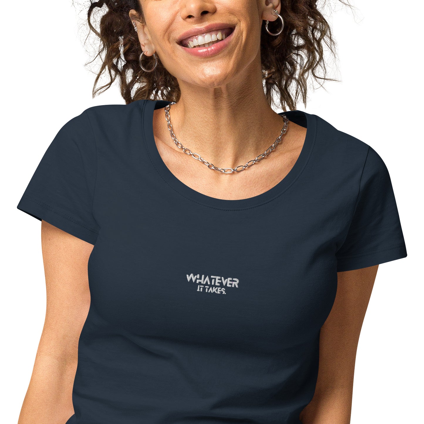 Whatever it takes (front) - white thread - Women’s basic organic t-shirt