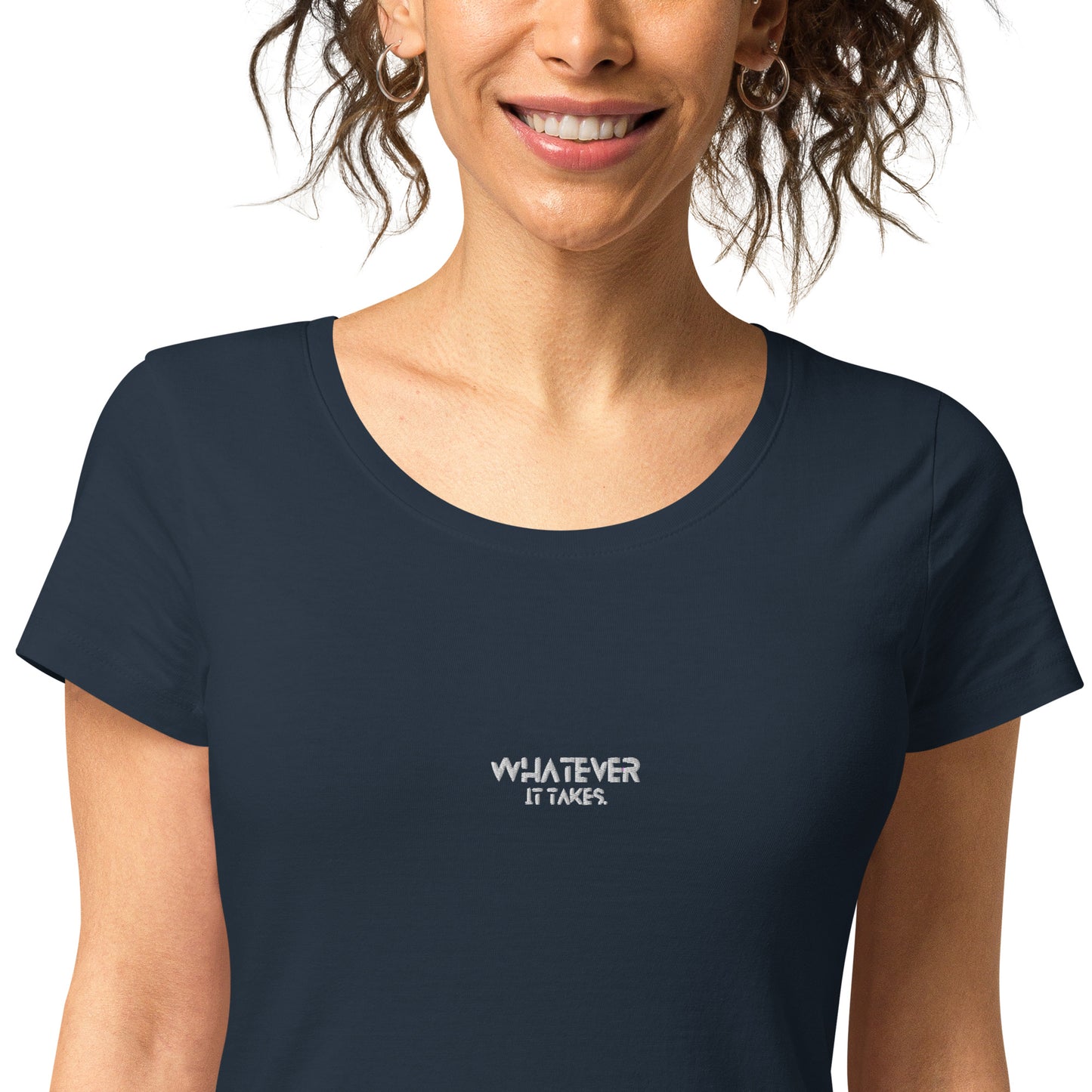 Whatever it takes (front) - white thread - Women’s basic organic t-shirt